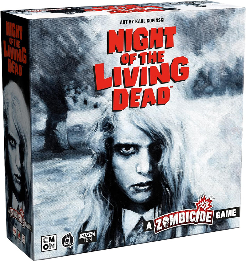 Guillotine Games Cool Mini or Not, Zombicide: Night of The Living Dead, Board Game, 1 to 6 Players,