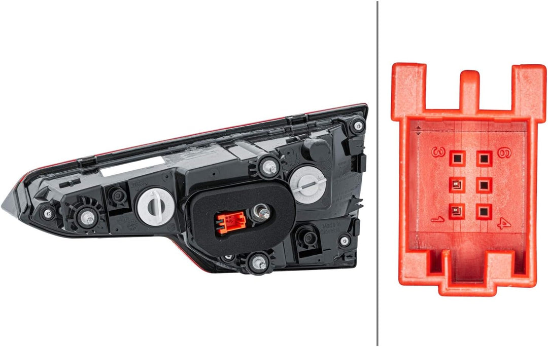 HELLA 2SA 012 249-091 Heckleuchte - Glühlampe - innerer Teil - links - für u.a. Audi A4 (8W2, 8WC, B