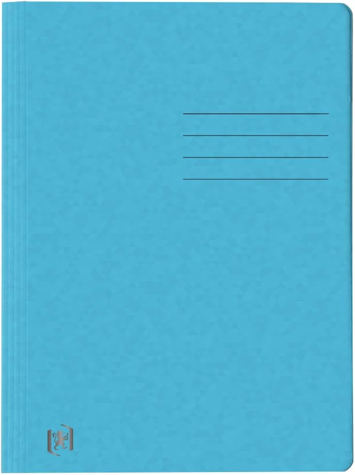 Oxford Schnellhefter A4, aus Karton, hellblau, 25 Stück hellblau Single, hellblau Single