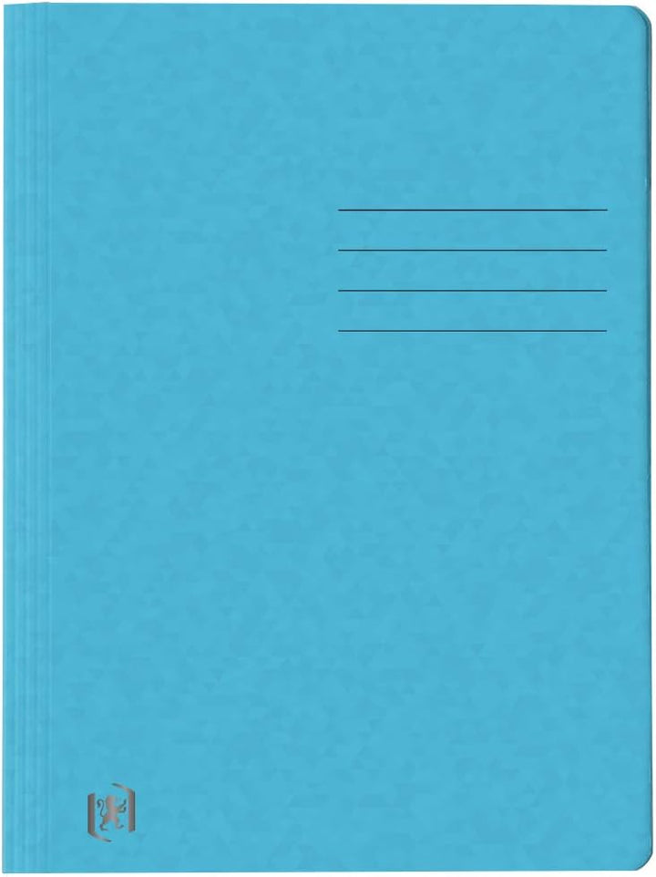Oxford Schnellhefter A4, aus Karton, hellblau, 25 Stück hellblau Single, hellblau Single