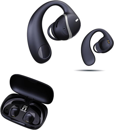 ESSONIO Kopfhörer Kabellos Bluetooth 5.3 Bone Conduction Headphones 10 Stunden Gesprächszeit Noise C