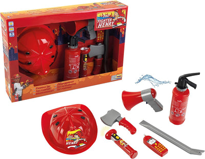 Klein Theo 8967 - Feuerwehrset, 7 teilig, S