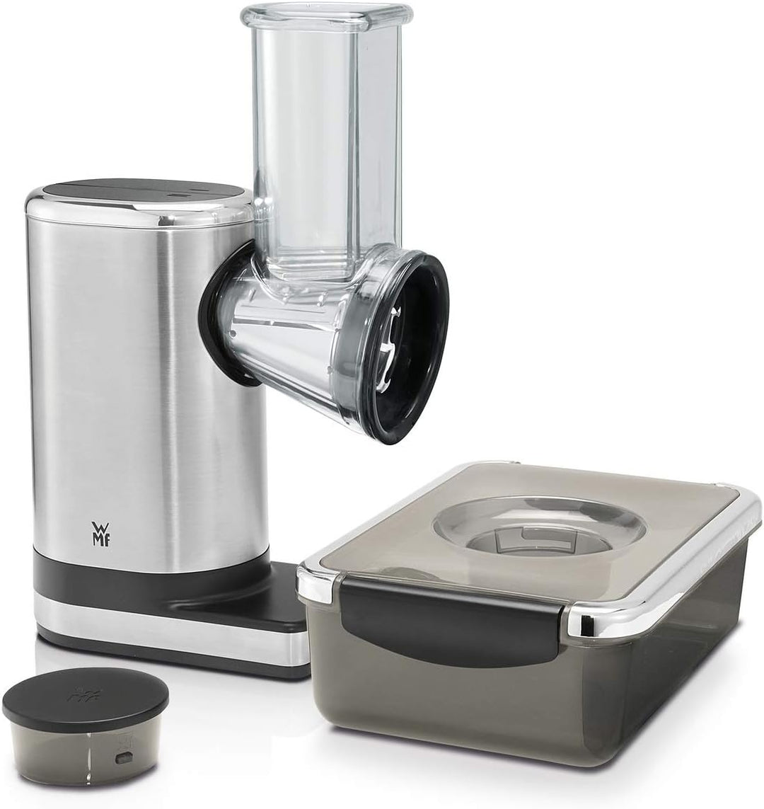 WMF Küchenminis Salat-to-go (150 W, elektrischer Gemüseschneider, 5 Einsätze) & Küchenminis Mix on t