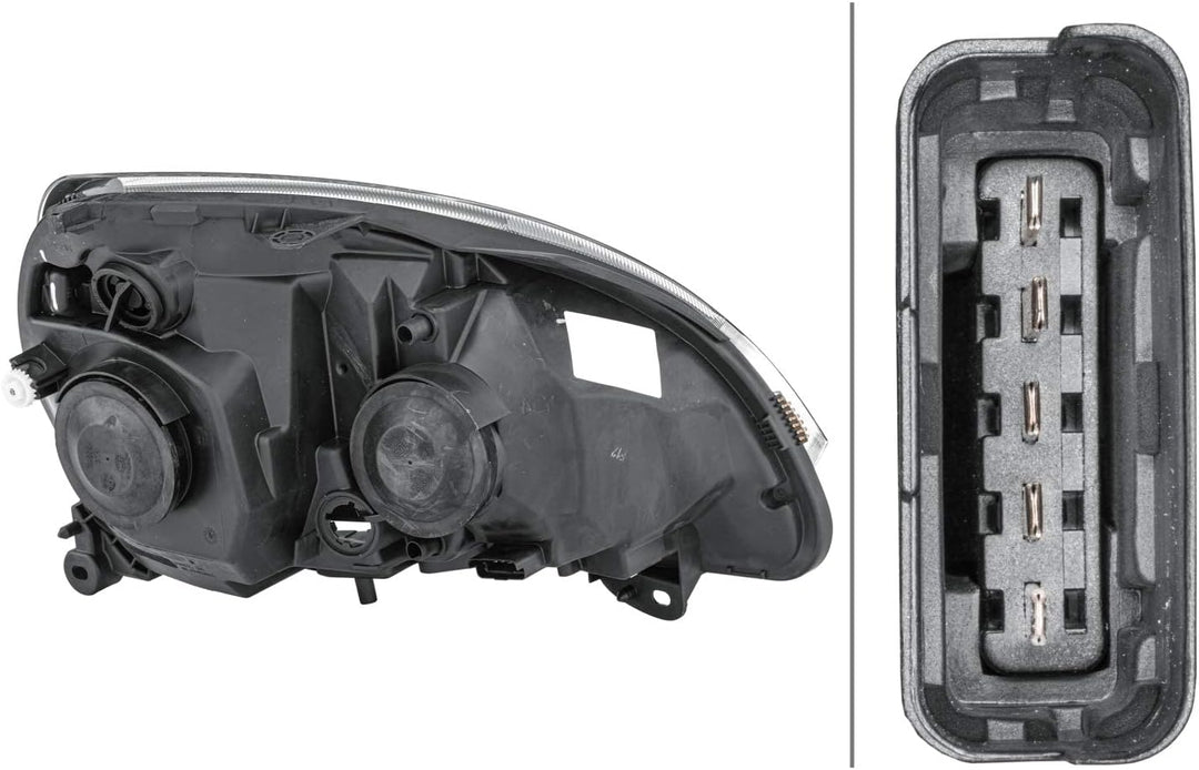HELLA 1DB 008 461-731 Halogen-Hauptscheinwerfer - links - für u.a. Renault Clio II (Bb_, Cb_) Links