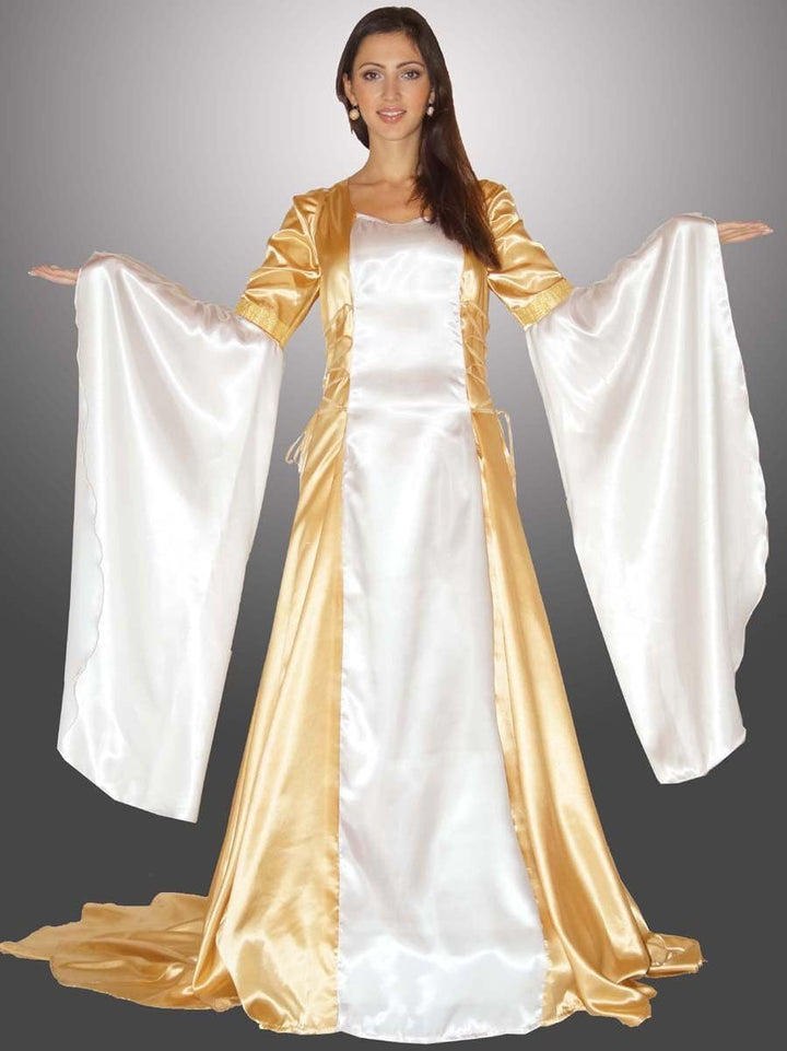 MAYLYNN 17235-S-M - Engel Kostüm Eneye Gold, Grösse S/M, Circa 38/40, Gold S-M Gold, S-M Gold