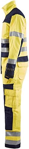 Blaklader 63781514 MULTINORM-OVERALLS, Gelb/Marine, grootte D104, D104