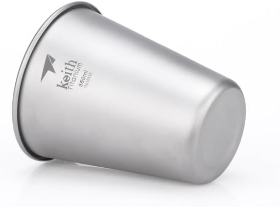 Keith 320ml-450ml Titan Tasse Bier Becher Camping Tasse (350ml)