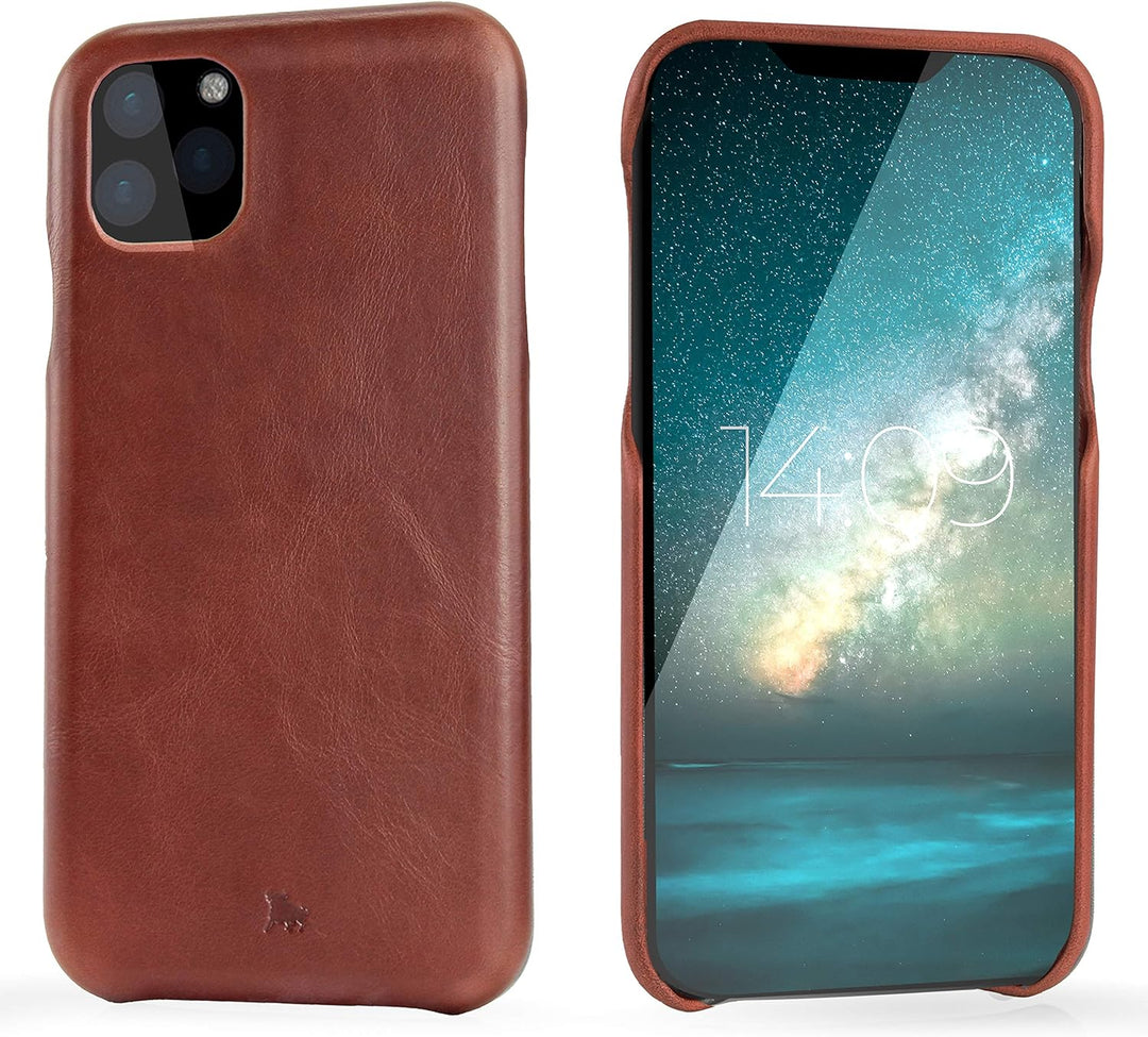 BULLAZO Menor Classic – kompatibel mit iPhone 11 Pro 5,8" Case Handy Schutzhülle aus hochwertigem Le