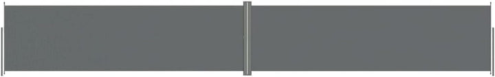 Tidyard Ausziehbare Seitenmarkise, Sichtschutz, Windschutz, Wasserdicht, Sonnenschutz, Markise für B