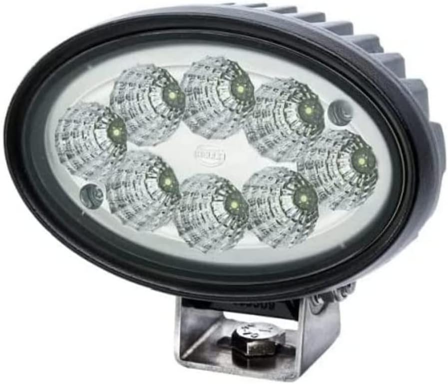 HELLA - LED-Arbeitsscheinwerfer - Oval 100 Gen. II - 12/24V - 4400lm - Anbau/geschraubt - schwenkbar