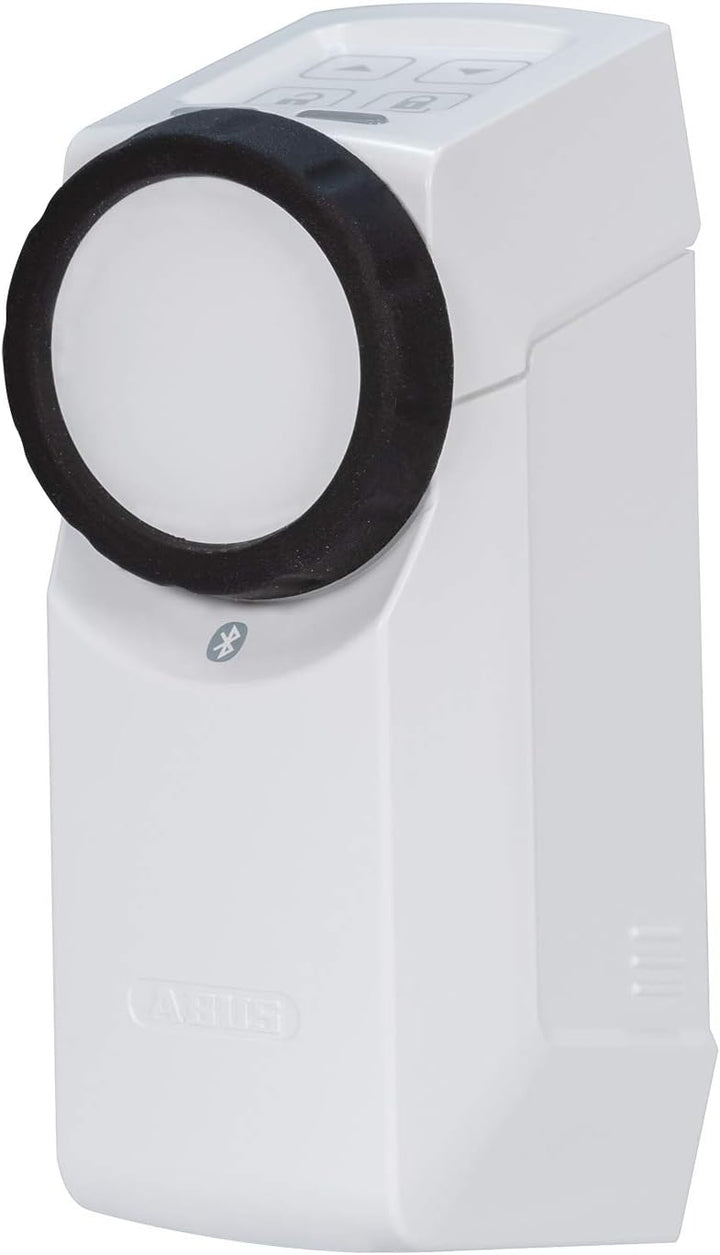 ABUS HomeTec Pro Bluetooth CFA3100 - Elektronisches Türschloss - Weiss + 2 x Bluetooth-Fernbedienung
