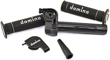 Domino Trial Gasdrehgriff, einzügig, inklusive Griffgummis, zweifarbig