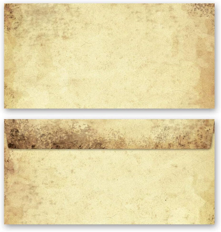Briefpapier Sets Motivpapier Antik & History Geschichte, ALTES PAPIER 100 Blatt Briefpapier + 100 pa