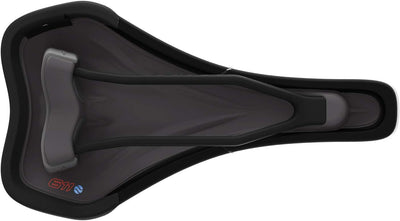 SQlab 611 Ergowave Active Carbon, MTB Tech & Trail Fahrradsattel 12 cm Schwarz, 12 cm Schwarz