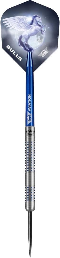 Bull's NL Steel Darts Blue Pegasus 95% Tungsten Steeltip Darts Steeldart 23 Gr, 23 Gr