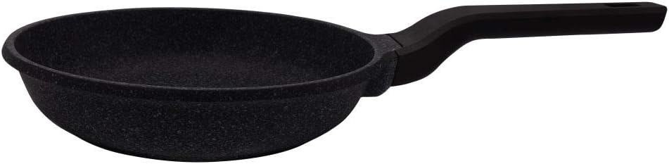Steuber Bratpfanne Granada Ø 20 cm, Stein-Optik, GREBLON®-Antihaftbeschichtung, Induktion, handliche