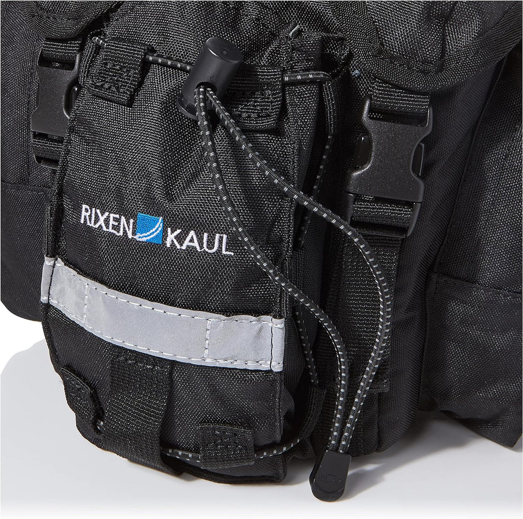 KLICKfix Farradtasche Rackpack 1 Schwarz Gepäckträgertasche, 35 x 28 x 22 cm