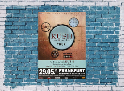 Rush - Time Machine, Frankfurt 2011 » Konzertplakat/Premium Poster | Live Konzert Veranstaltung | DI