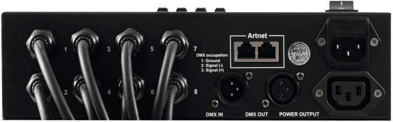 EUROLITE LED PSU-8A Artnet/DMX | Controller für EUROLITE LED Pixel Tubes 360° Slim