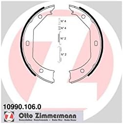 ZIMMERMANN 10990.106.0 Bremsbacken, hinten