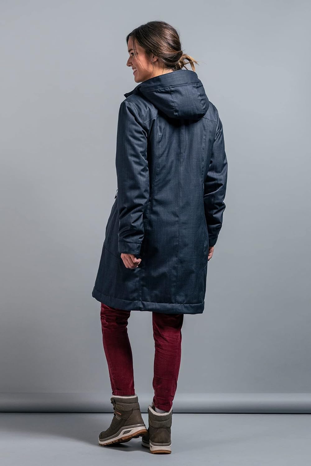 Tatonka FLOY W's Coat Women 34 grey blue, 34 grey blue