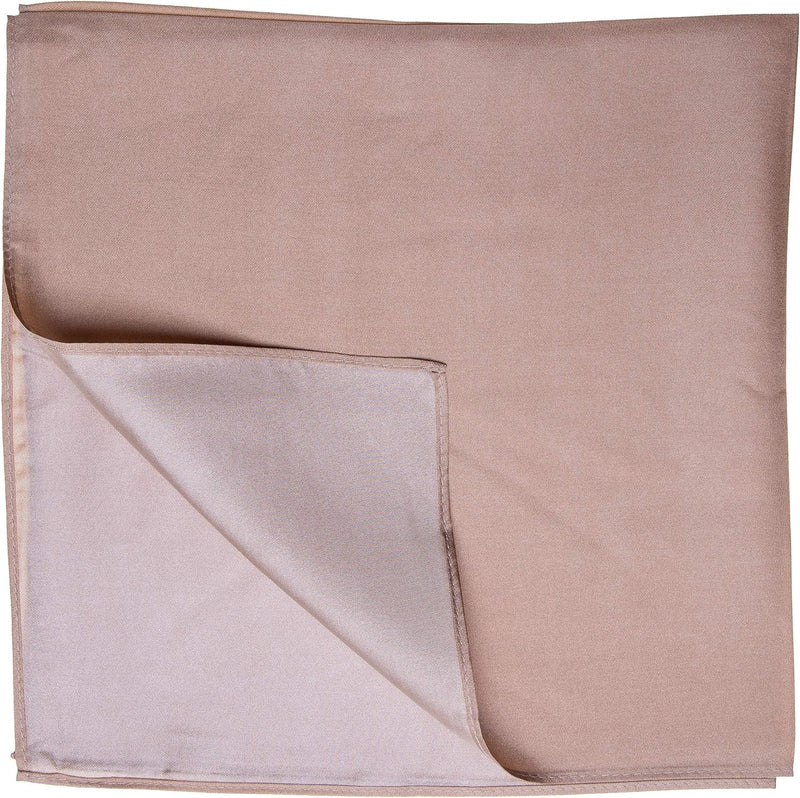 Tinitex Seidentuch Halstuch braun beige Twillseide 70x70cm