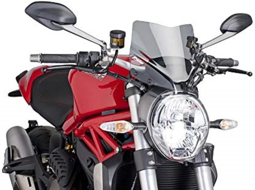 Puig 7013H Windschutzscheibe, Transparent/Rauchgrau Getönt, Getönt