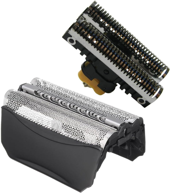 Hochwertiges Kombipack Scherfolie Klingenblock Messer Rasierklinge ersetzt Braun 51B 51S für Braun 8
