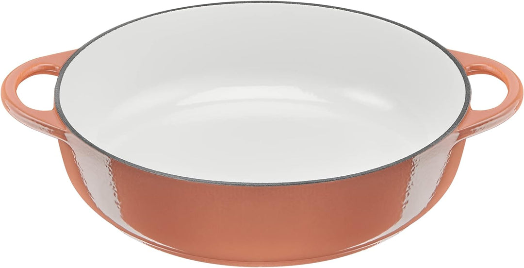 Tefal E26072 LOV Servierpfanne 28 cm | wiedergewonnenes Gusseisen | optimale Wärmespeicherung | für