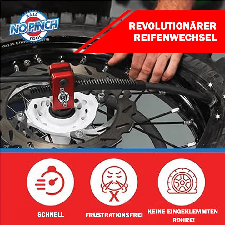 Baja No Pinch Dirt Bike Reifenwechselwerkzeuge | Mini-Motorrad-Zubehör-Set mit Mini-Schubstangen-Ach