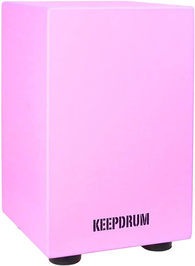 keepdrum DC1M PK Junior Cajon Rosa Pink + Sitzpad Pink Cajon Pink + Pad Pink, Cajon Pink + Pad Pink