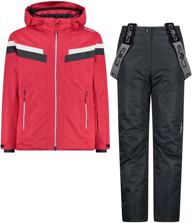 CMP Mädchen Kid G Set Jacket And Pant Pants Set 140 Begonia, 140 Begonia