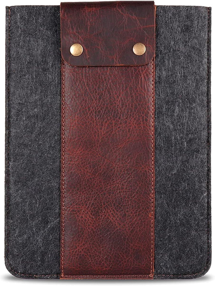 MegaGear Echtleder Tablet Hülle für iPad Pro 11 Zoll, Alle Generationen iPad Air & iPad (Braun, 12.9