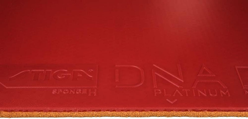 Stiga Unisex-Adult DNA Platinum H Tischtennisbelag 2,1 mm Rot, 2,1 mm Rot