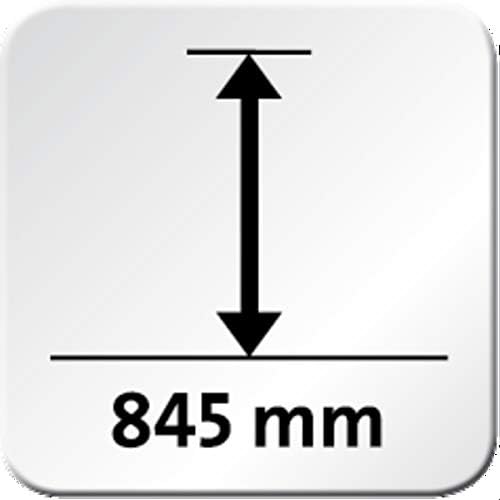 Novus Dahle Monitorhalterung, Silber, 84.5 x 5.1 x 5.1 cm