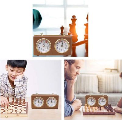 Schachuhr Timer, Schachuhren Analog Mechanischer Countdown Timer Schachuhr, Professioneller Wettkamp