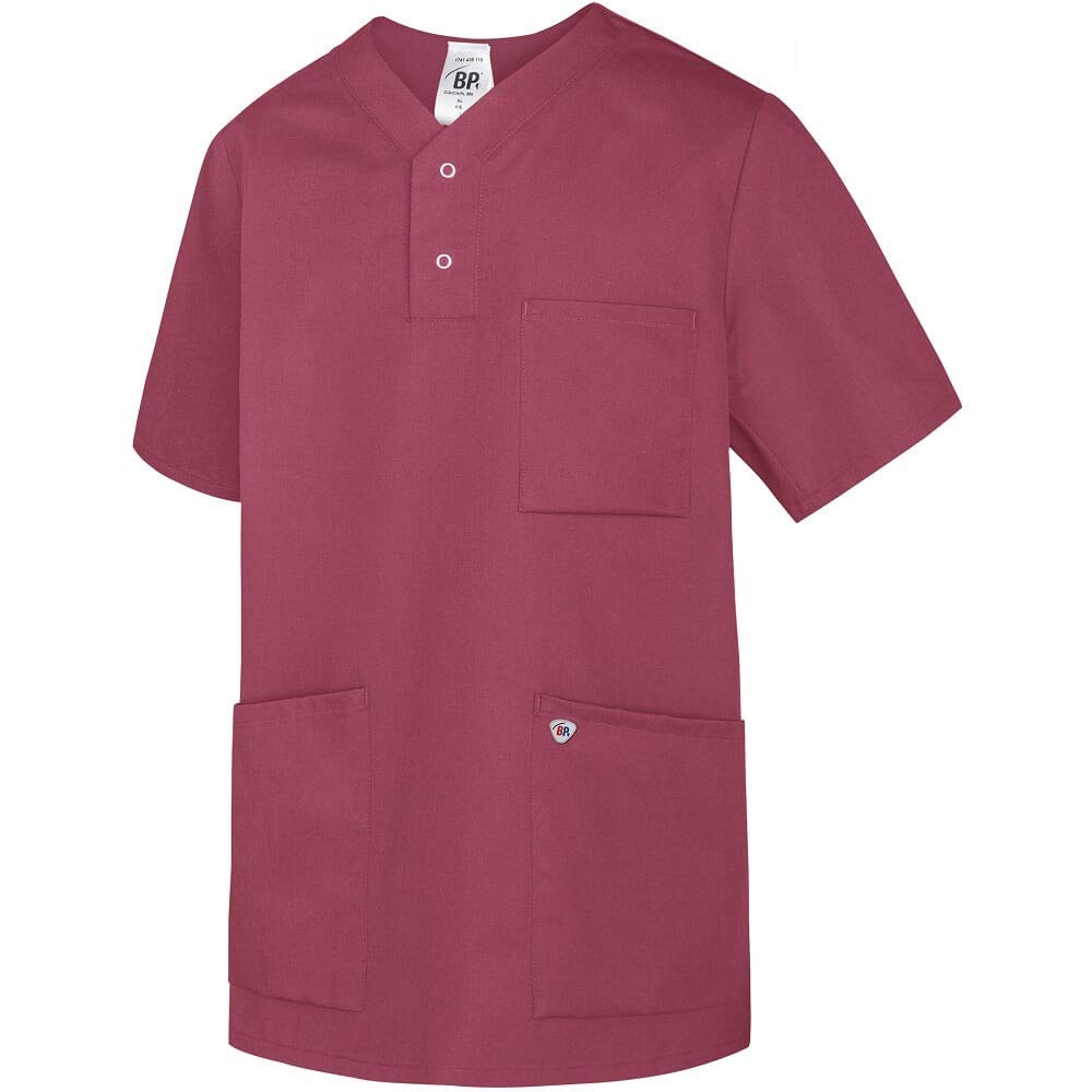 BP 1741-435-182-M Unisex Einschlupf-Kasack, 1/2 Ärmel, V-Ausschnitt mit Arm-Lift-System, 180,00 g/m²