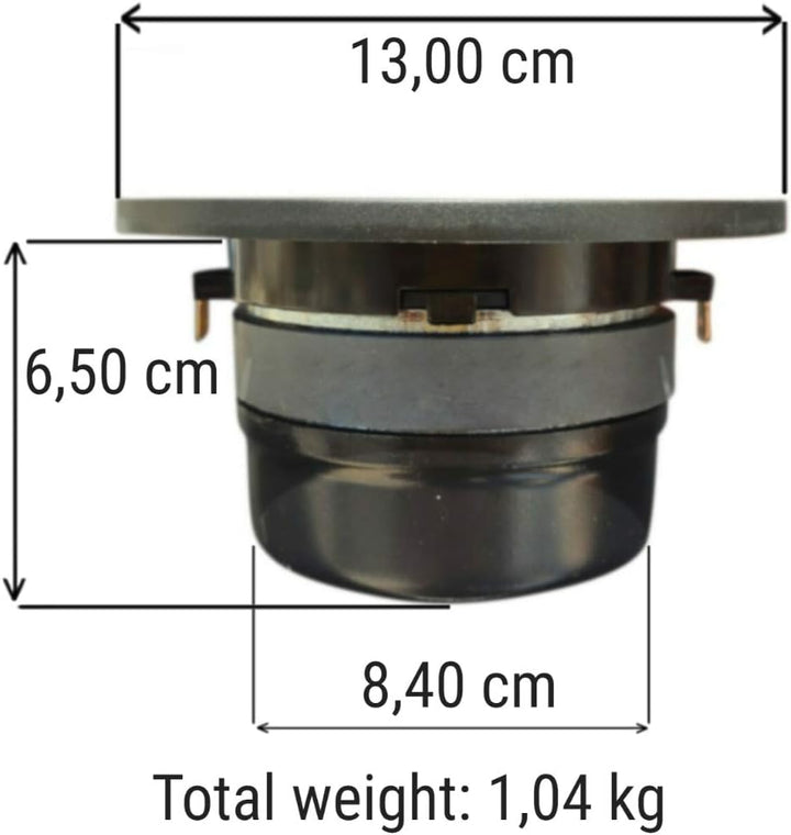 1 CIARE PT383 Tweeter Driver 5,25" 13,00 cm 130 mm Durchmesser 120 watt rms 300 watt max impedanz 8