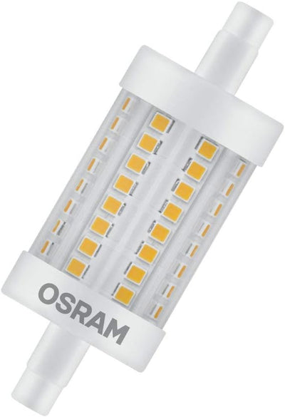 OSRAM LED Stablampe mit R7s Sockel, LED-Röhre mit 7 W-Glühbirne, Ersatz für 60W-Glühbirne, Warmweiss