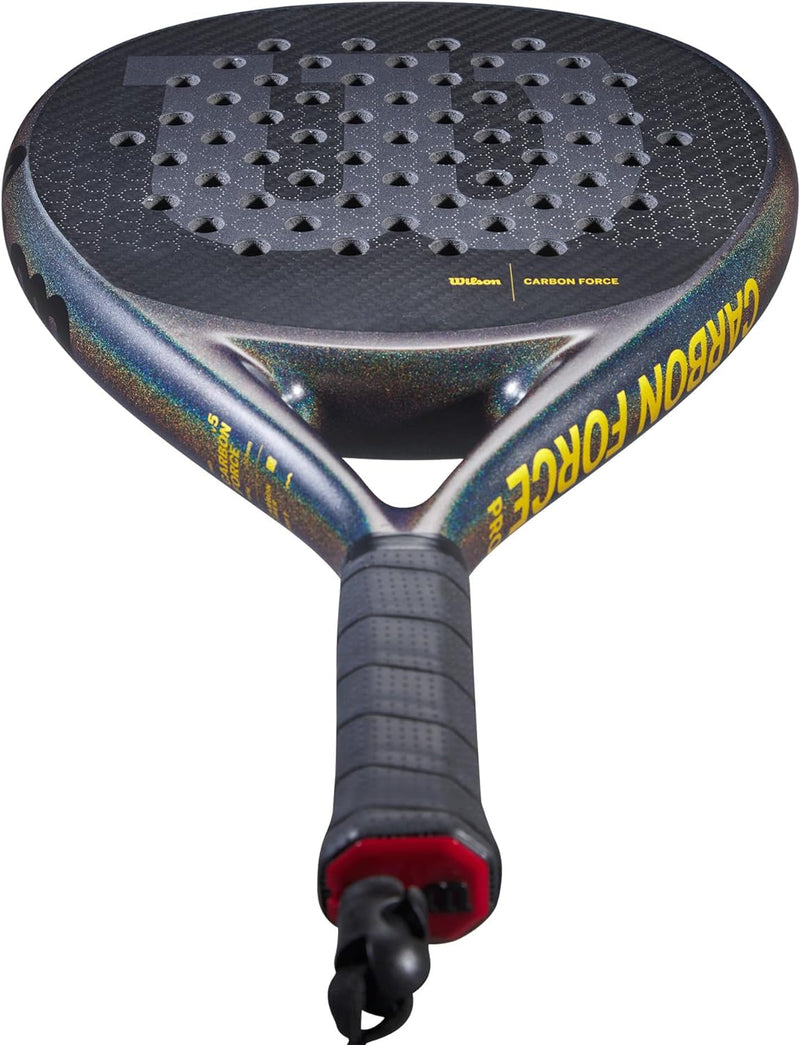 Wilson Padel-Schläger Carbon Force Pro, Carbonfaser/Eva, 365 g