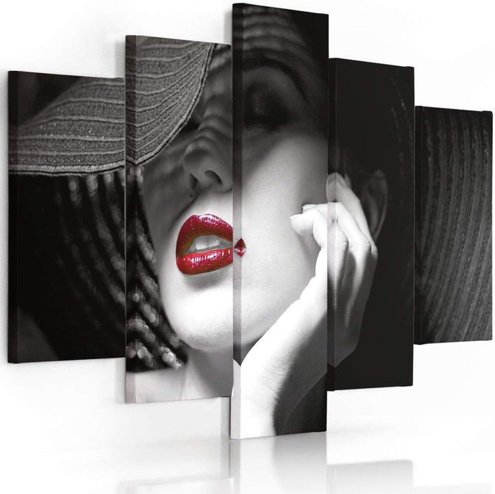 Feeby. Leinwandbild - 5 Teile - Bilder, Wand Bild, Wandbilder, Kunstdruck XXL, 5-Teilig, Typ A, 100x