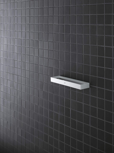 GROHE Selection Cube - Handtuchring (verdeckte Befestigung, Material: Metall, langlebig), chrom, eck