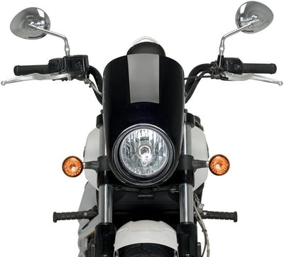 Customacces Verkleidungscheibe Modell Anarchy Schwarz Puig ref.21092N für Indian Scout 15'-22', Indi