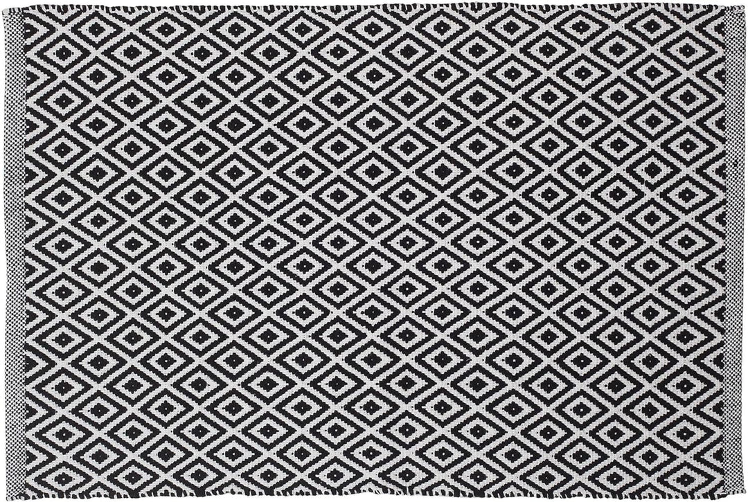 Sealskin Badteppich Trellis, schwarz, 90 x 60 cm 90x60 cm Schwarz, 90x60 cm Schwarz