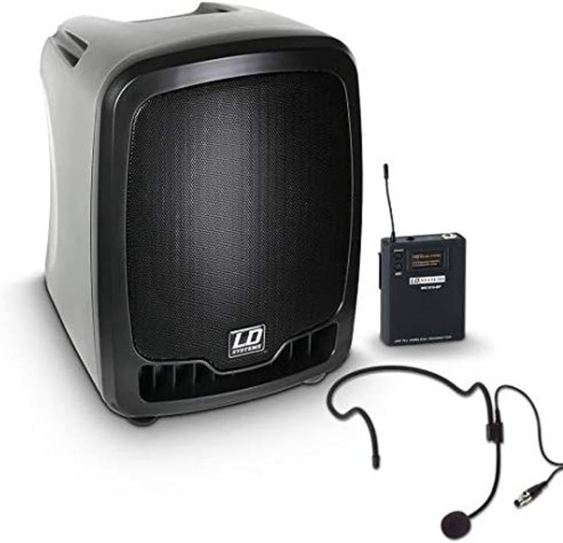 LD Systems Roadboy 65 HS B5 Mobiler PA Lautsprecher mit Headset 584-607 MHz 584 - 607 MHz mit Headse