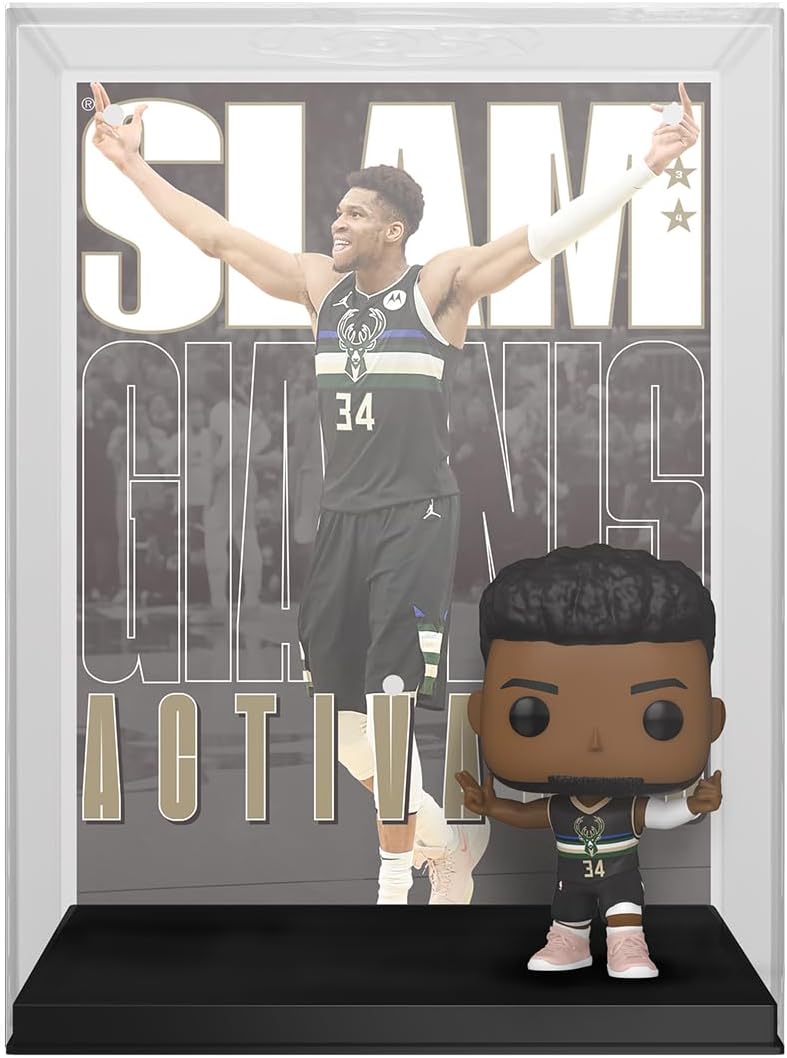 Funko Pop! NBA Cover: SLAM - Giannis Antetokounmpo A. - Vinyl-Sammelfigur - Geschenkidee - Offiziell