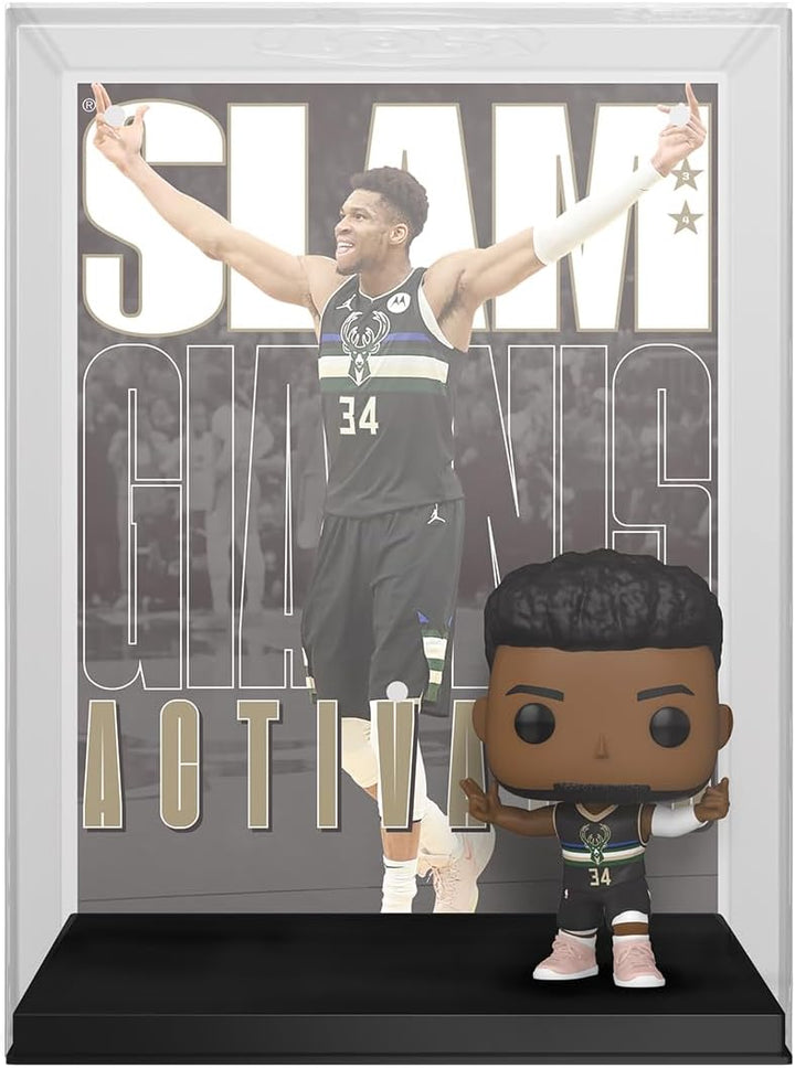 Funko Pop! NBA Cover: SLAM - Giannis Antetokounmpo A. - Vinyl-Sammelfigur - Geschenkidee - Offiziell