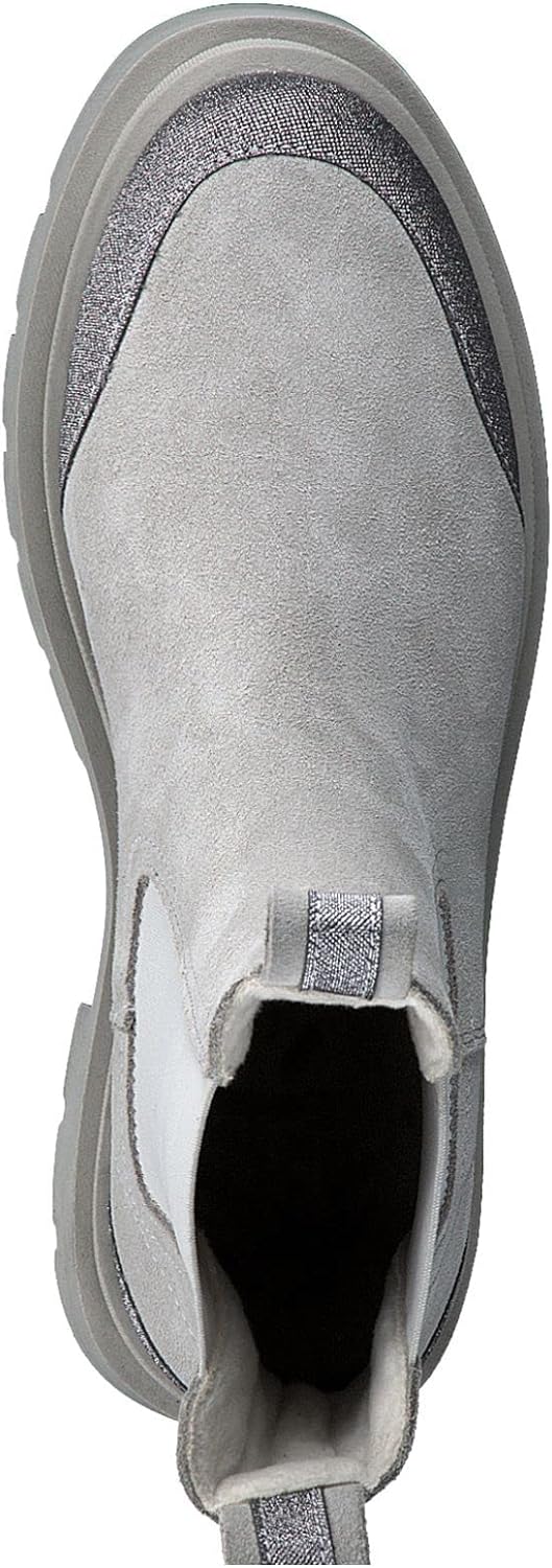 Tamaris Damen 1-1-25941-39 Mode-Stiefel 36 EU Soft Grey, 36 EU Soft Grey