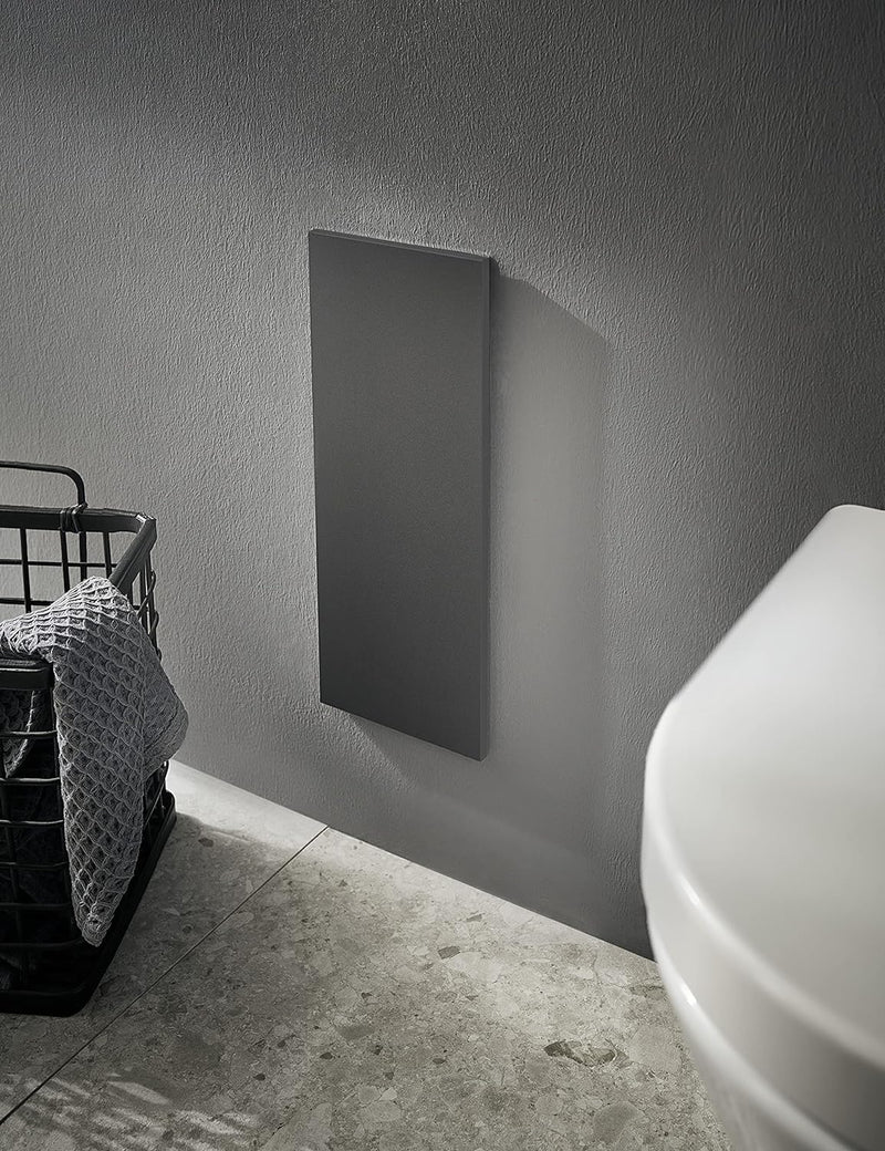 Emco Asis Pure Unterputz-Toilettenbürstengarnitur-Modul, Badezimmerschrank mit Toilettenbürste, Hoch