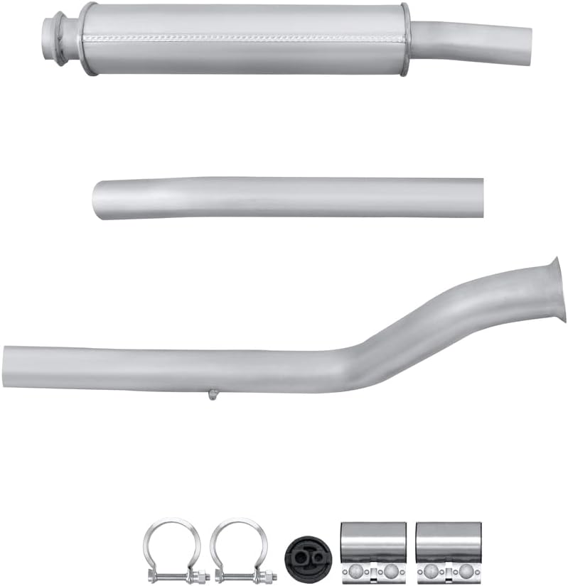 HELLA 8LC 366 025-131 Mittelschalldämpfer - Easy2Fit® Kit - mitte - dreiteilig - Set mit Anbauteilen